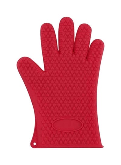 Buy Silicone Heat Resistant Glove Red in Egypt