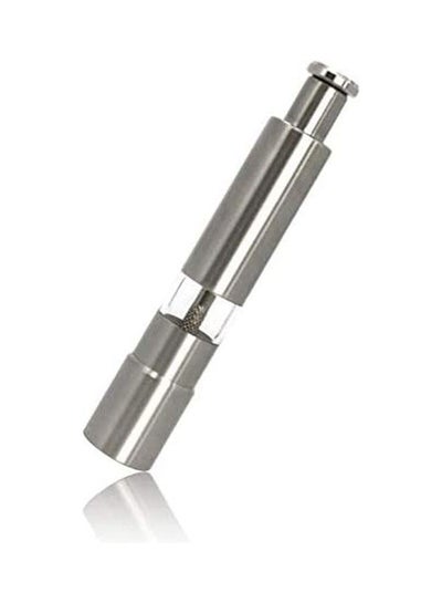 اشتري Pepper Grinder, Hand Pump And Grind Mills, Premium Stainless Steel Set Of 1 Silver في مصر