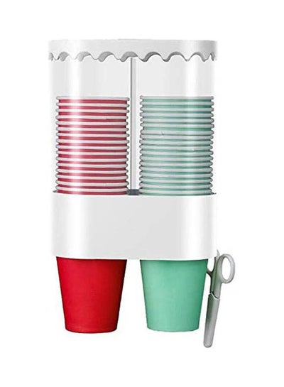 Buy Dispenser Two Plastic Cup Holder Mountable Multicolour in Egypt