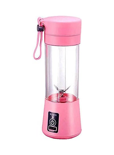 اشتري School Usb Mini Electric Fruit Juicer Handheld Smoothie Maker 380Ml Blender Juice Cup Pink في مصر