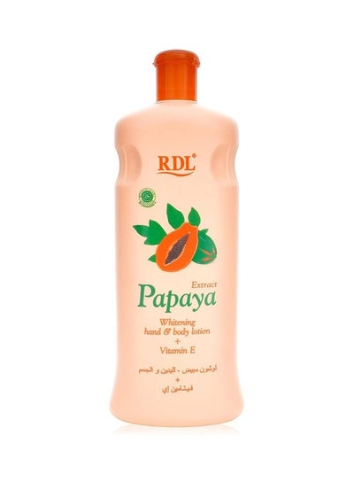 Buy Papaya Extract Whitening Hand And Body Lotion 600ml in Saudi Arabia