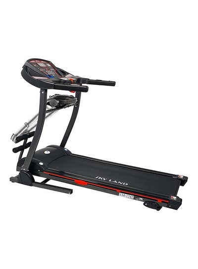 Buy Fitness 4 In 1 Foldable Treadmill With Massager, Twister, Speaker & Sit-Up Bar- 3-yr Motor & Lifetime Frame Warranty EM-1242 in UAE