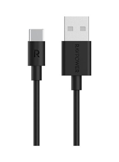 اشتري كابل من USB-A إلى Type-C USB بطول 1م/ 3.3 أقدام طراز RP-CB044 أسود في الامارات