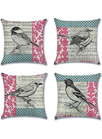 Buy Cushion Covers 4 Pack combination Multicolour 40x40cm in Egypt