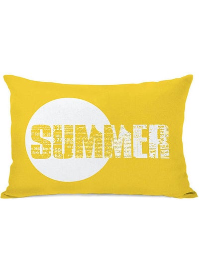 اشتري Summer Text Throw Pillow Cover By Obc بوليستر متعدد الألوان 40x40سم في مصر