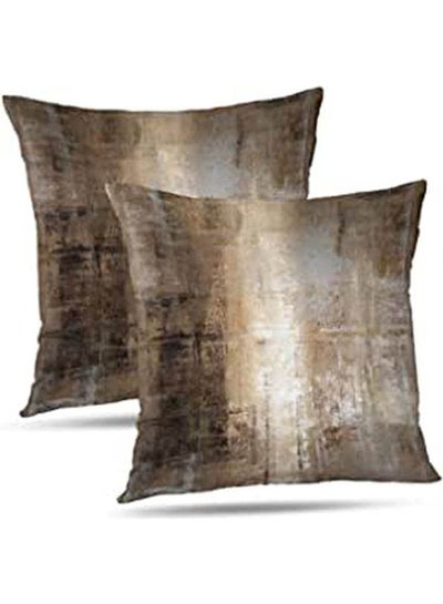 اشتري Throw Pillows And Throw Pillows Decorative Pillow Covers بوليستر متعدد الألوان 40x40سم في مصر