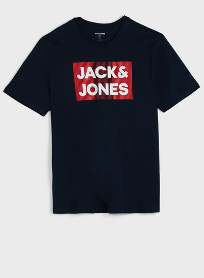 Buy Logo T-Shirt Navy in UAE