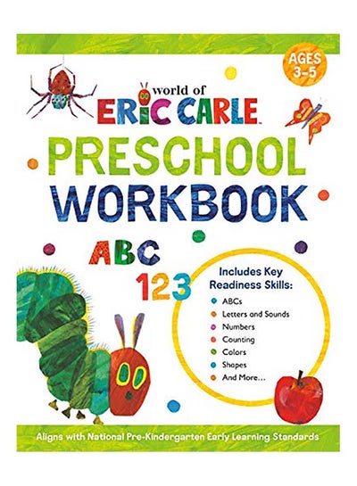 Buy World Of Eric Carle Preschool Workbook paperback english - 2021 in UAE