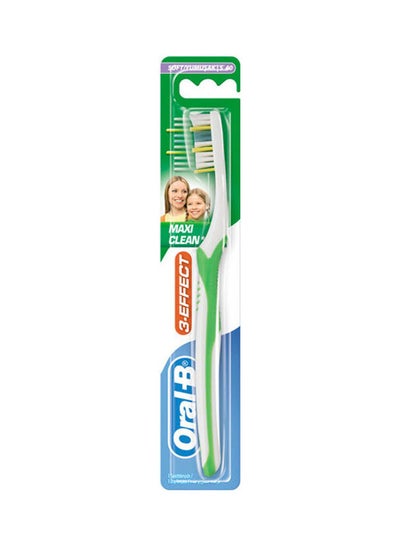 Buy 3-Effect Maxi Clean Manual Toothbrush, 1 Count Multicolour in Egypt