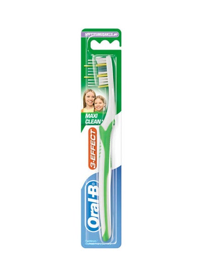 اشتري 3-Effect Maxi Clean Manual Toothbrush, 1 Count Multicolour في مصر