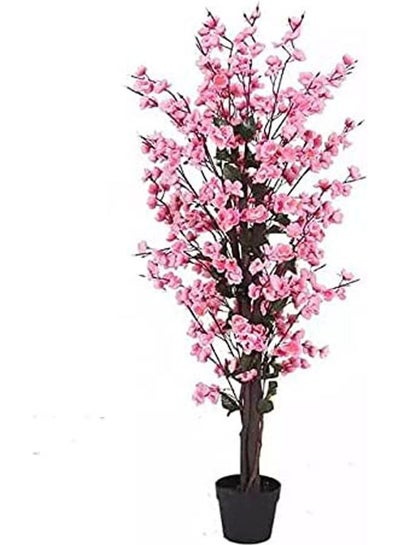 Buy Artificial Rose Tree With Base Pink 2meter in Egypt