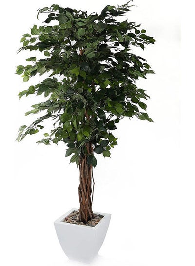 اشتري Closer2Nature Artificial 6Ft Danielle Weeping Fig Tree   Portofino Planter Not Included Green في مصر