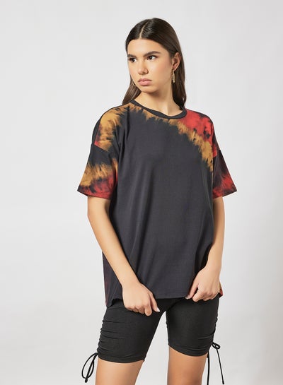 Buy Tie-Dye Crew T-Shirt Multicolour in UAE