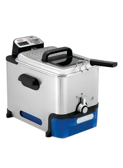 Buy Oleoclean Pro Semi Professional Deep Fryer And Oil Purifier 3.5 L 2300.0 W SERIE F58-M2 Silver/Blue in UAE