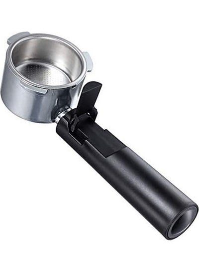 Buy Coffee Bottomless Stainless Steel Portafilter With Filter Basket Black 51mm in Saudi Arabia