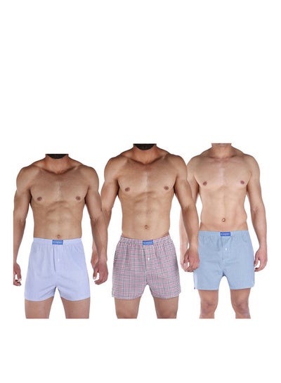 Buy Weave Boxer 3 Pack Multicolour in Egypt