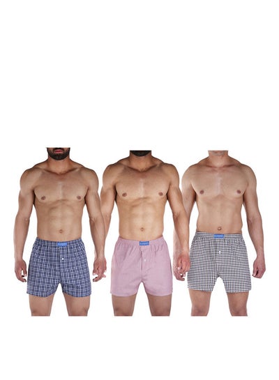 Buy Weave Boxer 3 Pack Multicolour in Egypt