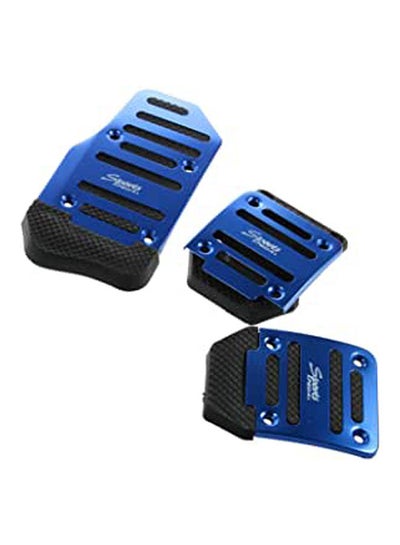 Buy 3Pcs Aluminum Car Pedal Covers, Manual Transmission Foot Pedals Brake Pads Non-Slip Performance Foot Pedals Pads Kit in Egypt