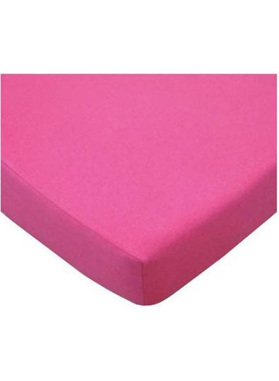 اشتري Protective Cotton Bed Sheet Cotton Fuchsia 160x200cm في مصر