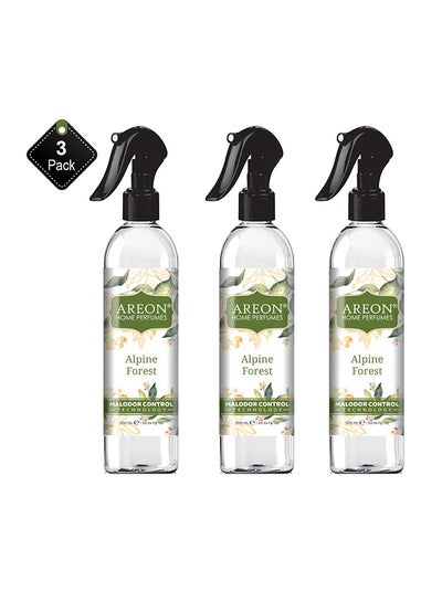 Buy Pack Of 3 Home Malodor Control Spray Alpine Forest Clear 300ml in Saudi Arabia
