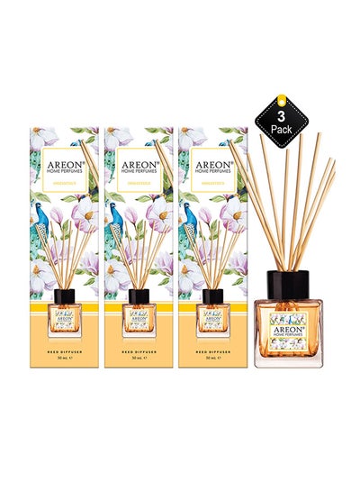 Buy Pack Of 3 Home Perfumes Garden Osmanthus Yellow 50ml in UAE