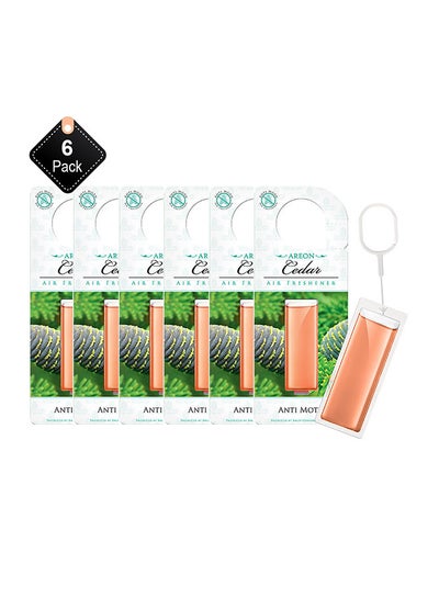 اشتري Pack Of 6 Anti Moth Cedar Orange 4.5ml في الامارات