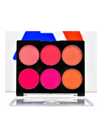 Buy Blusher Palette Collection G 6 Colors Multicolour in Egypt