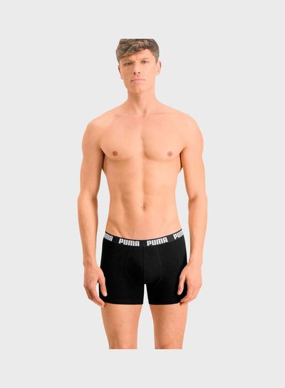 اشتري Pack Of 3 Everyday Logo Boxer Black في الامارات