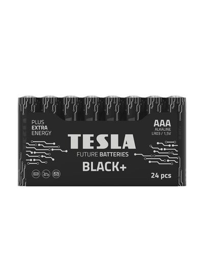 Buy 24-Piece Dry Batteries Black in Saudi Arabia