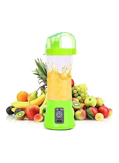 Buy Electric Blender Mini Portable Personal Size Juicer Cup Usb Rechargeable Mixer Water Bottle Portable Fruit Juicer Machine 380.0 ml 384.22482458.17 Green in UAE