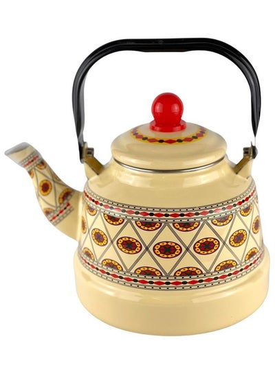 Buy Stylish Teapot Ivory 2.5Liters in Saudi Arabia