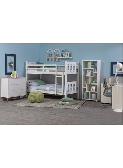 Buy Kera Kids Bunk Bed White 213x98x157cm in UAE