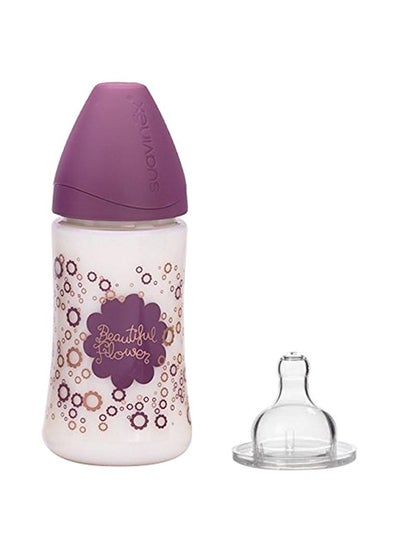 Buy Premium Wide Neck Beautiful Flower Feeding Bottle in UAE