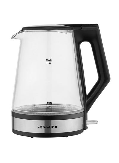 Buy Glass Kettle 1.8 L 1500 W 50037 Clear in Saudi Arabia