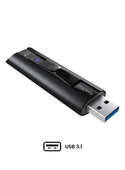 اشتري فلاش درايف إكستريم برو بحالة صلبة مزود بمنفذ USB 3.1 - طراز SDCZ880-256G-G46 256غيغابايت أسود في السعودية