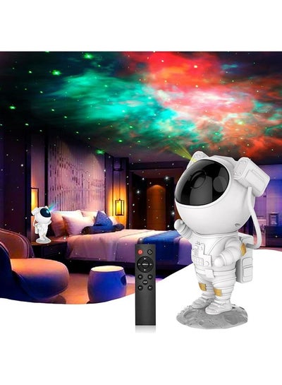 Buy Kids Astronaut Star Galaxy Projector Light with Timer and Remote Control White 24.5 x 11.6 x 12.4cm in Saudi Arabia