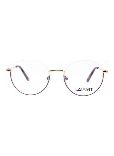 Buy Round Semi-Rimless Eyeglass Frame in UAE