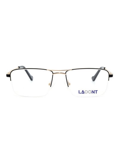 اشتري Men's Eyeglass Rectangular Semi Rimless Frame في الامارات