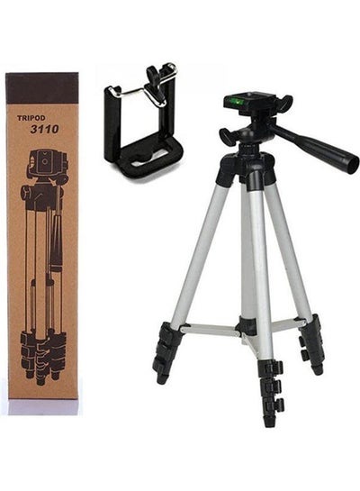 Buy Tripod Stand For Mobile Phones Aluminum Tripod Silver-Black in Egypt