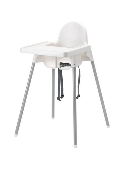 Buy Adjustable High Chair With Durable Dining Tray And Seat Belt For Children in Saudi Arabia