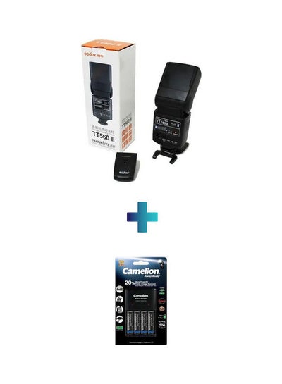 Buy TT560II Flash With Trigger For Nikon/Canon Camera And BC-1010B Camelion Battery in Egypt