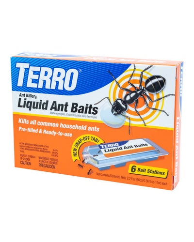 Buy 6-Piece Liquid Ant Bait Clear 5x5x5cm in UAE