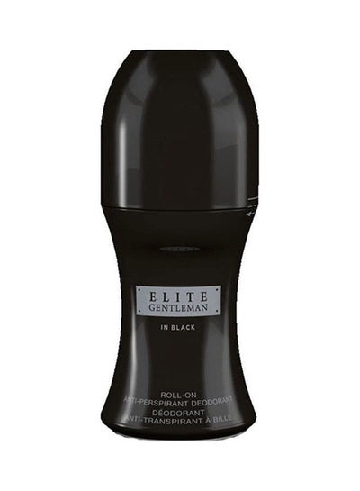 Buy Elite Gentleman In Black Roll On Black 50ml in Egypt