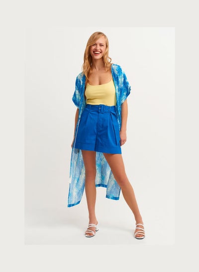 Buy Kimono Dress With Summer Look Blue in Saudi Arabia