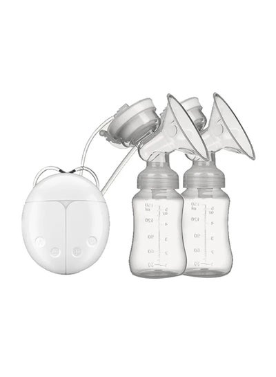 Buy Dual Suction Electric Nursing Breastfeeding Pump With Pacifier Set For Baby Feeding in UAE