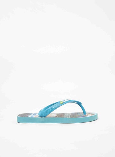 Buy Keif Printed Slipper Light Blue in Saudi Arabia