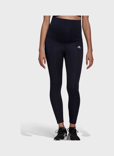 Buy Logo 7/8 Sport Tights Black in Saudi Arabia