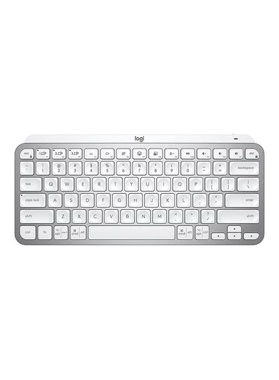 Buy MX Keys Mini Minimalist Wireless Illuminated Keyboard, Compact, Bluetooth, Backlit, USB-C, Compatible With Apple macOS, iOS, Windows, Linux, Android, Metal Build, US Layout Grey in Saudi Arabia