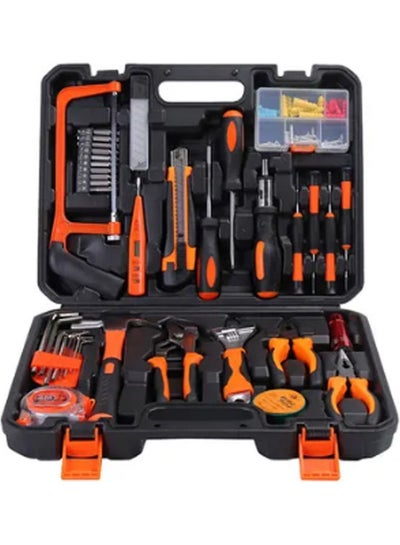 Buy 100-Pieces Heavy Duty Tool Set With Bag Multicolour 30cm in UAE