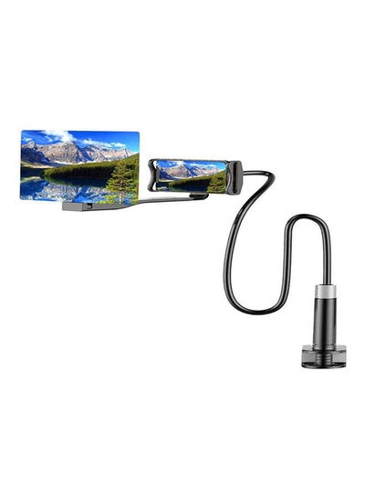 Buy Mobile Phone High Definition Projection Bracket Phone Screen Magnifier Cellphone Projector Hd Adjustable Flexible Holder Black in Egypt